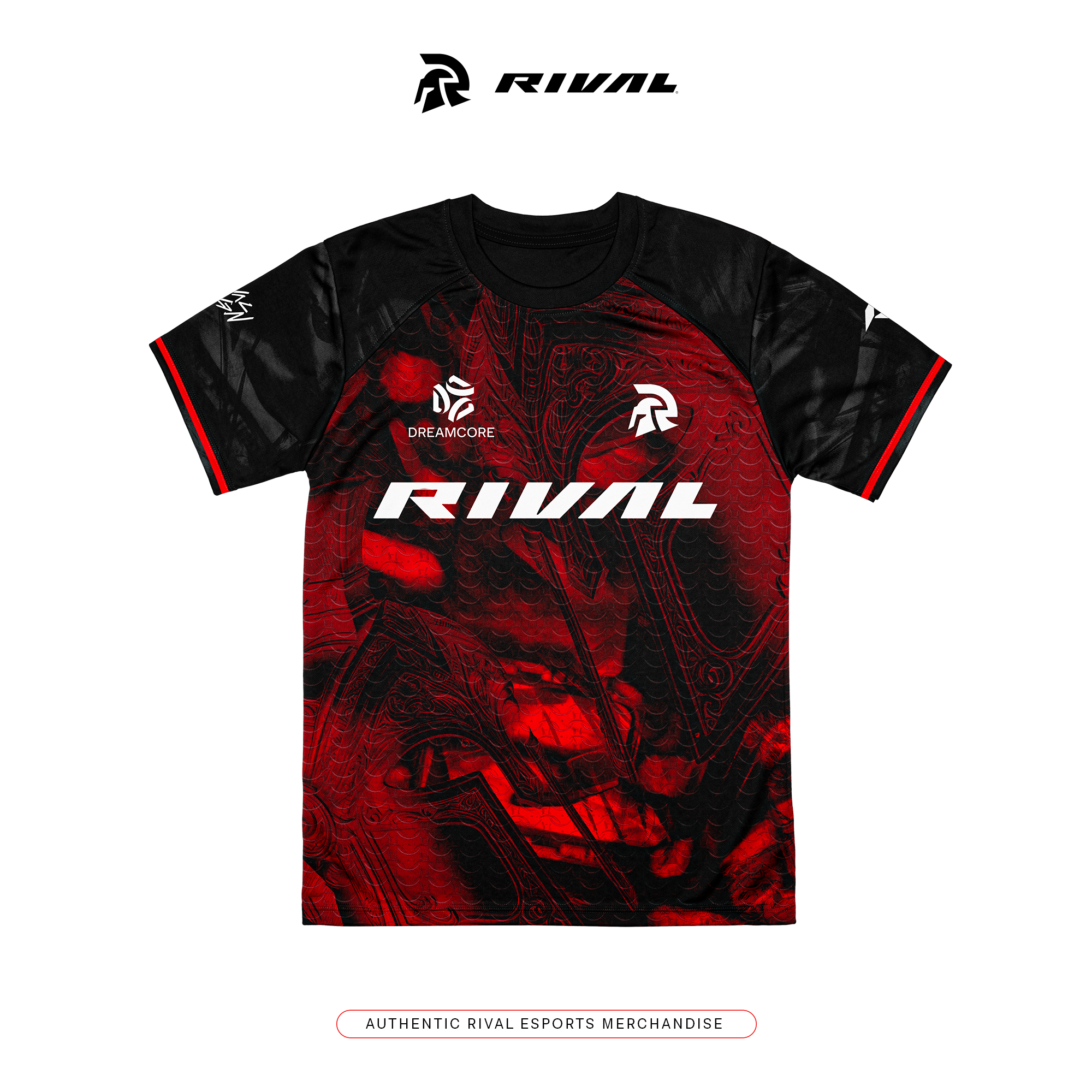 Rival Esports white pro jersey front view